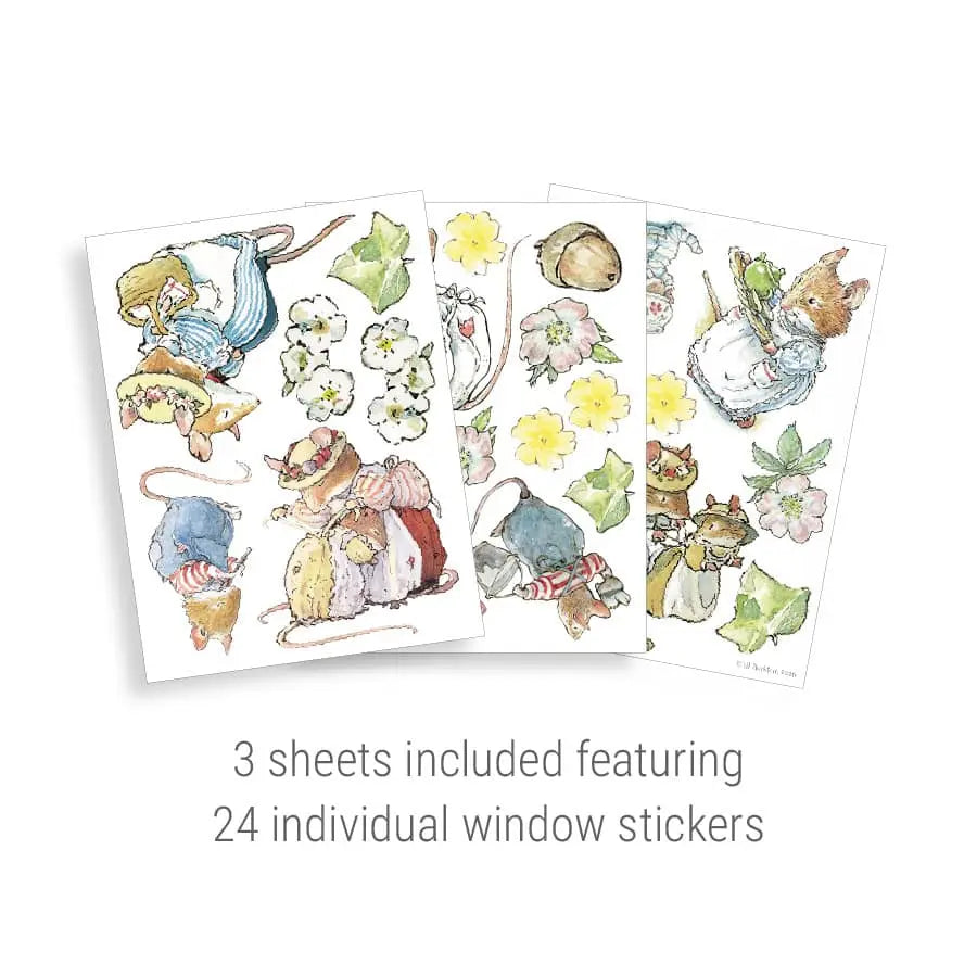 🌿 Brambly Hedge Window Sticker Pack