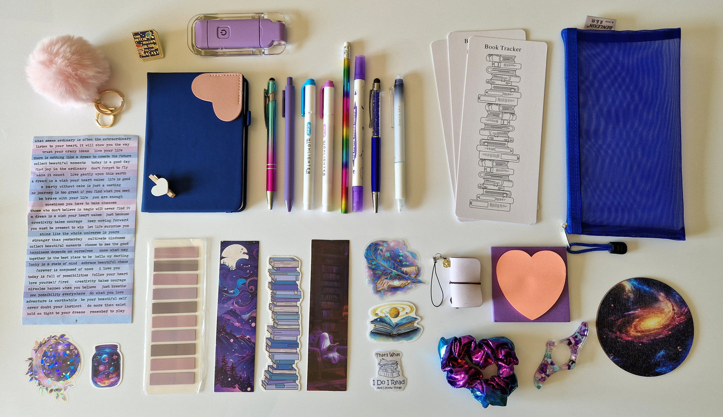 ✨ Cosmic Dreams Bookish Bundle 💙💜💖