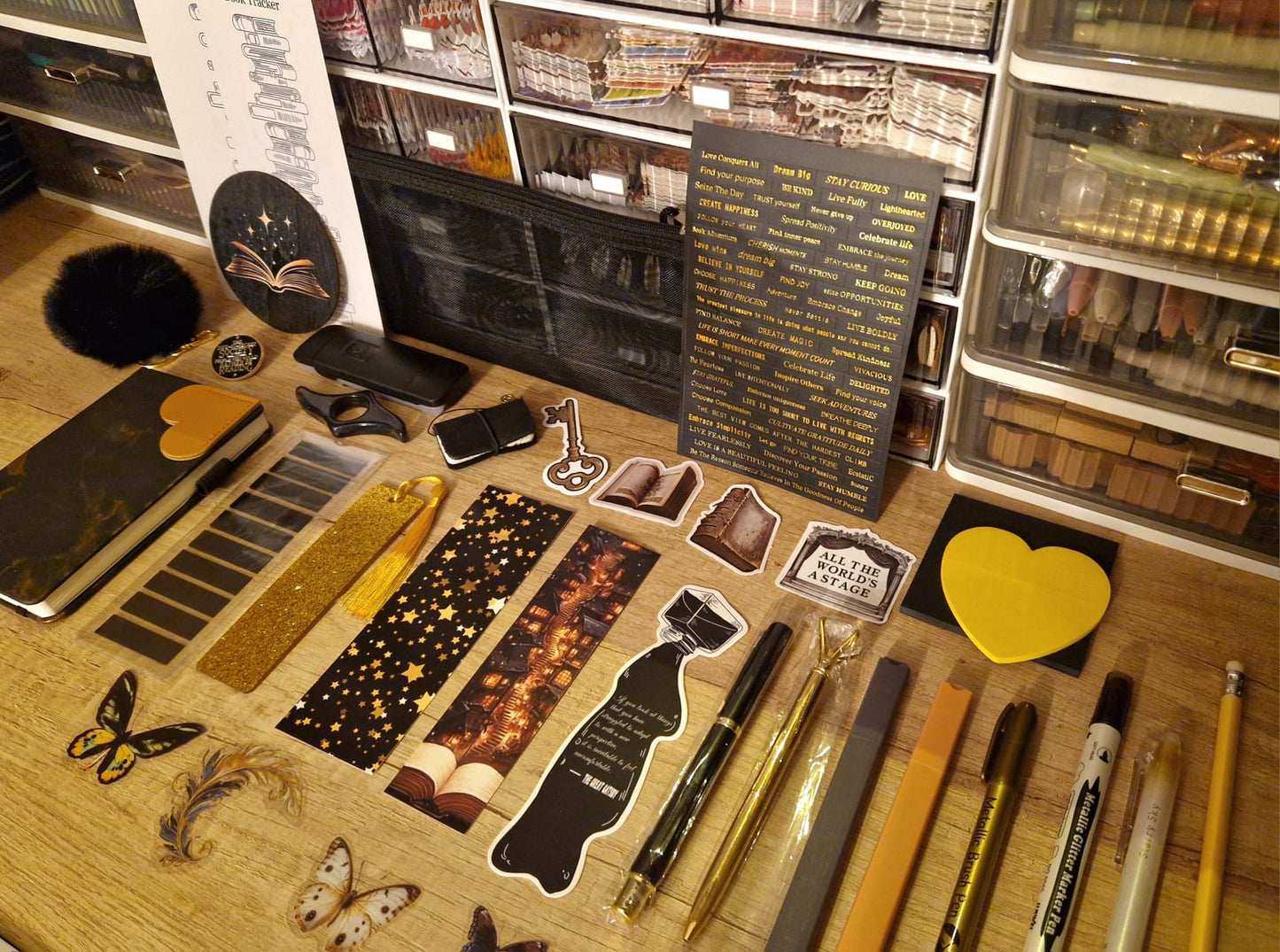 🖤💛Black and Gold Bookish Bundle