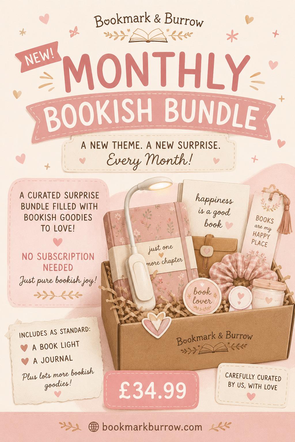 ✨ NEW Monthly Bookish Bundles ✨