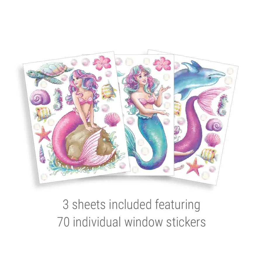 🧜Under the Sea Mermaid Window Sticker Pack