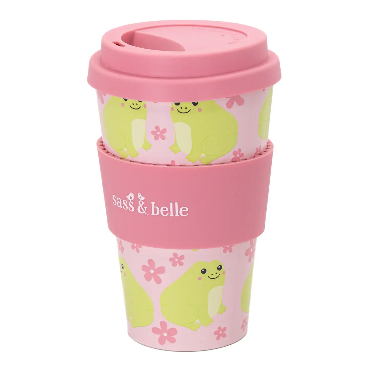 Frog Travel Coffee Cup 🐸☕🌿