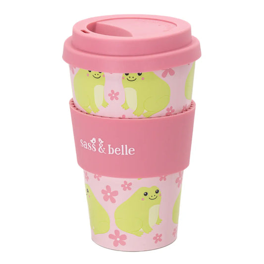 Frog Travel Coffee Cup 🐸☕🌿