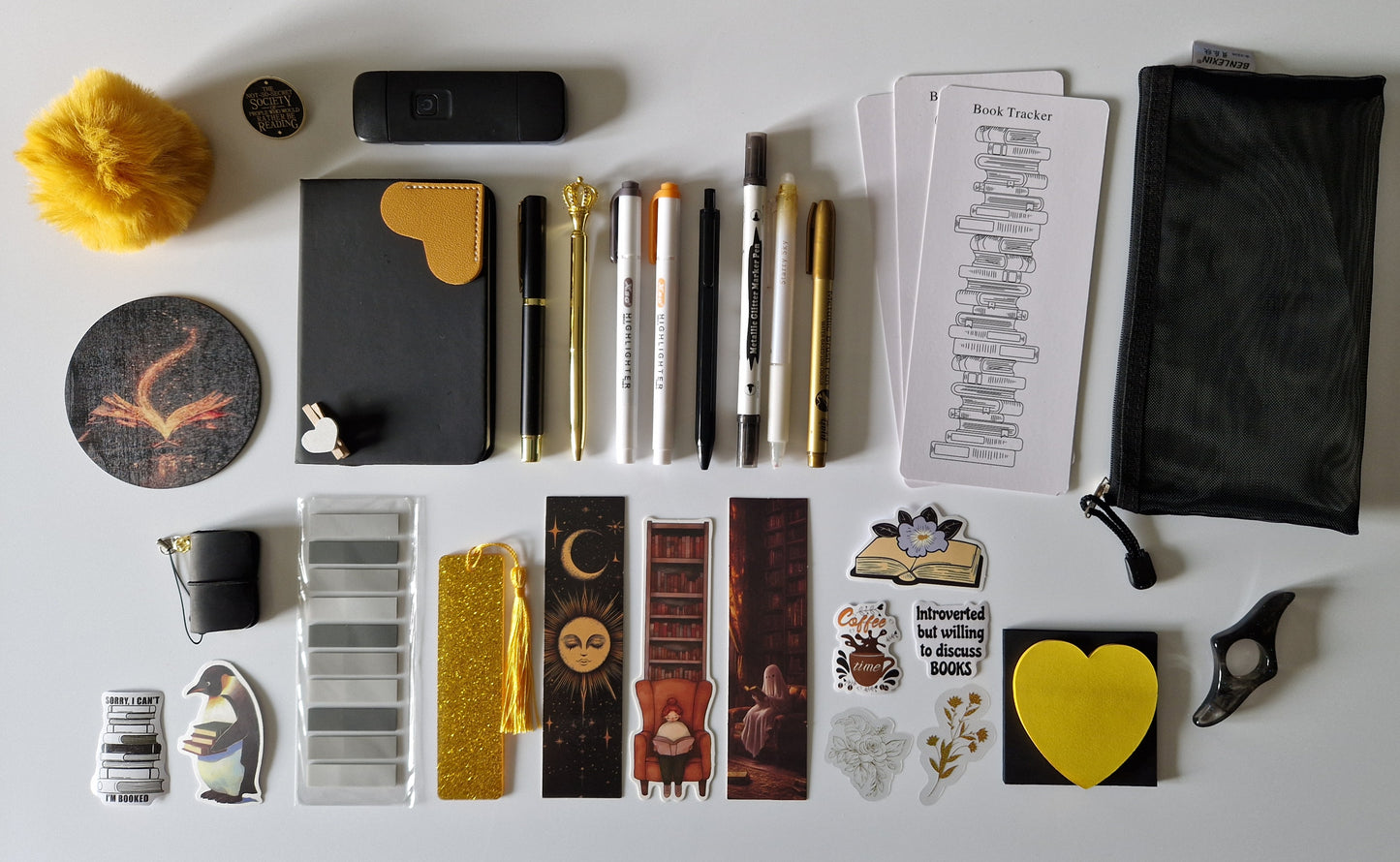 🖤💛Black and Gold Bookish Bundle