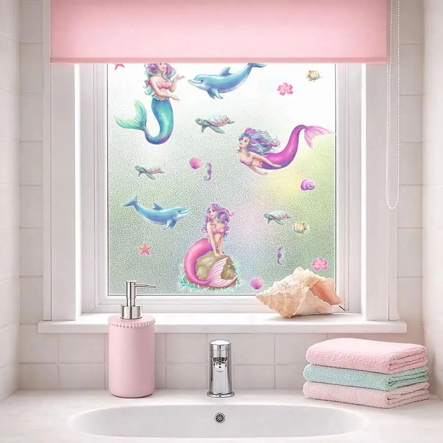 🧜Under the Sea Mermaid Window Sticker Pack