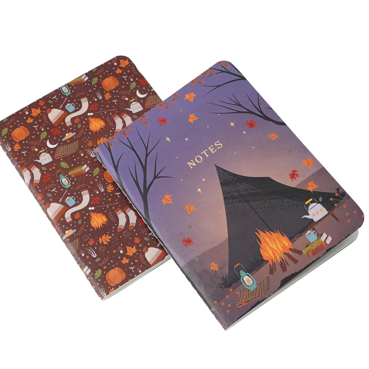 Snuggle Season ‘Winter Nights’ Set of 2 A6 Notebooks 🍂🔥✨
