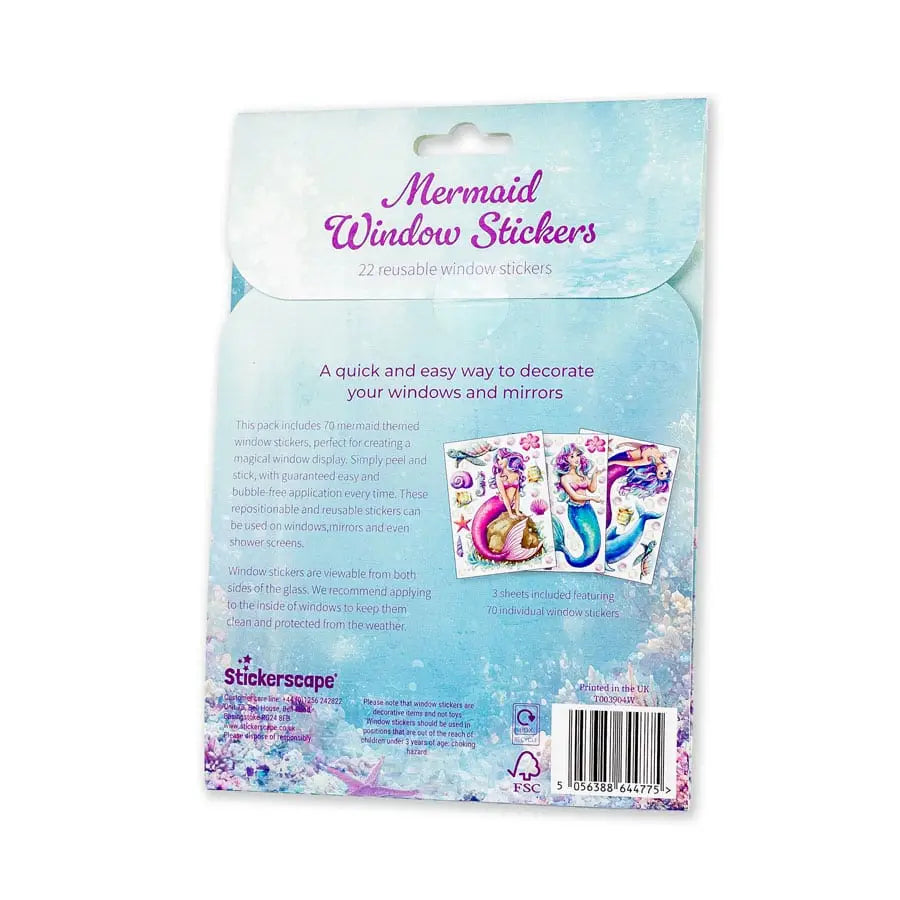 🧜Under the Sea Mermaid Window Sticker Pack