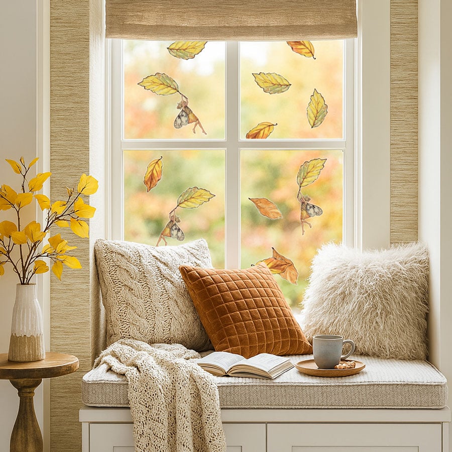 🍂 Flower Fairies Autumn Window Sticker Pack
