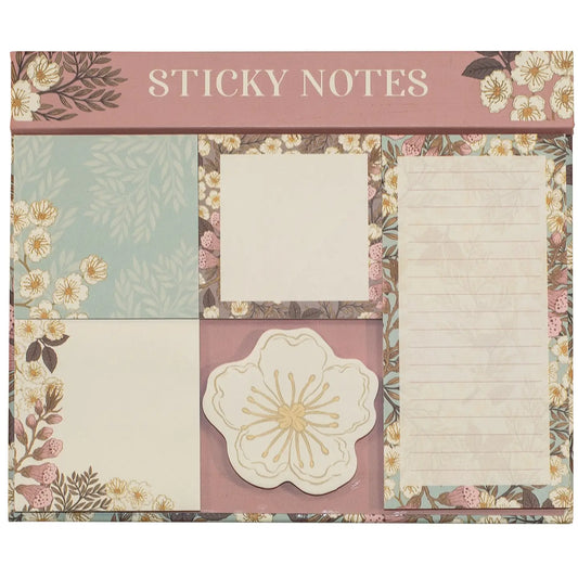 🌸 Foxglove Magnetic Sticky Note Set – Designed by Violet