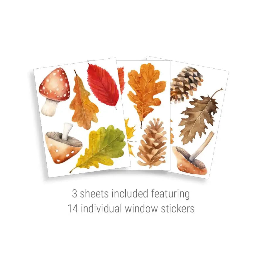 🍂 Autumn Window Sticker Pack