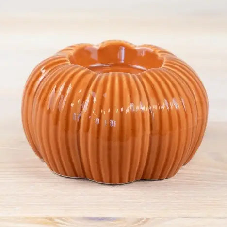 🎃 Orange Pumpkin Tealight Holder