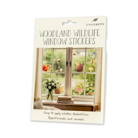 🌿 Woodland Wildlife Window Sticker Pack