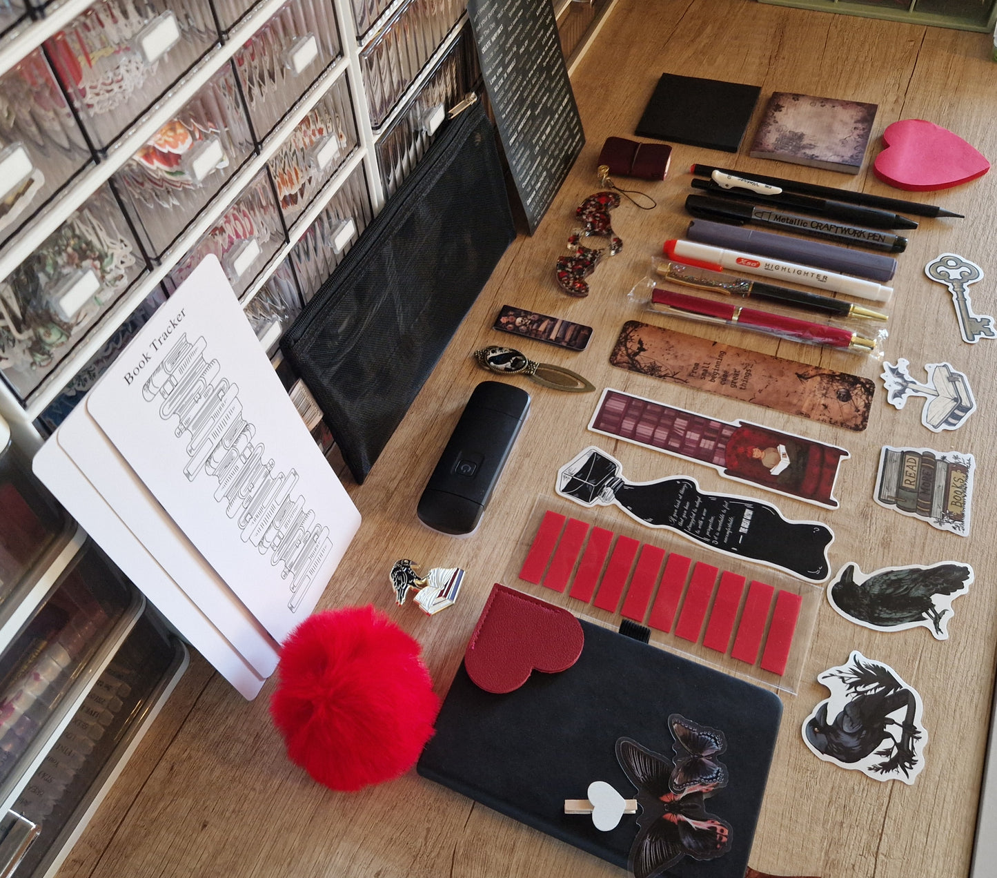 🖤 Red & Black Gothic Bookish Bundle ❤️